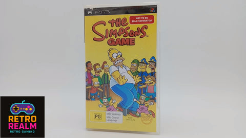 The Simpsons Game PSP PlayStation Portable with Manual CIB