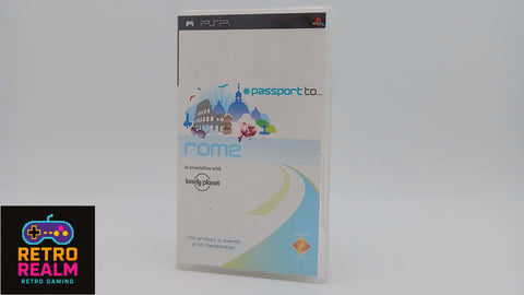Passport To... Rome PSP PlayStation Portable with Manual CIB