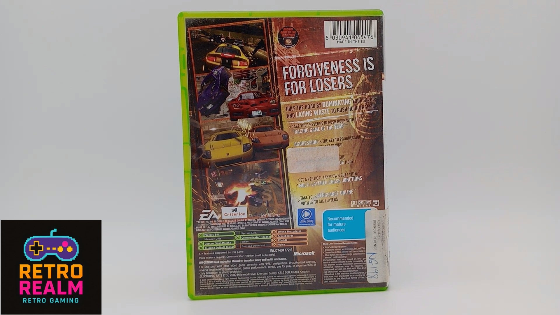 Burnout Revenge XBOX with Manual CIB